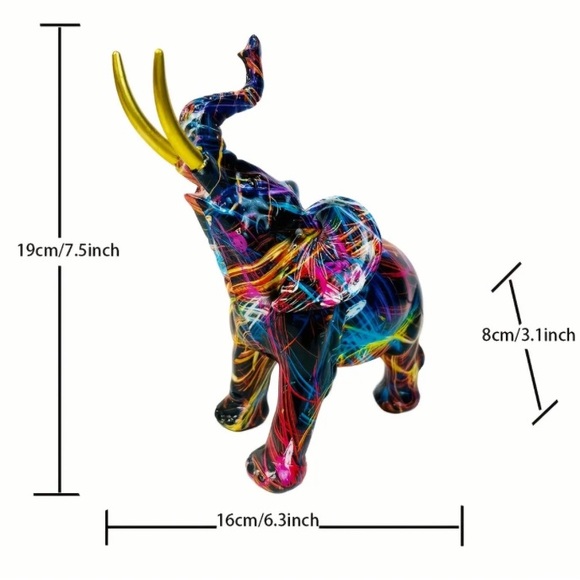NIB Large Elephant - 2 different designs Home Decor - Picture 3 of 7